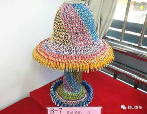 变废为宝 鹤山匠人用废弃品创作惊艳工艺品